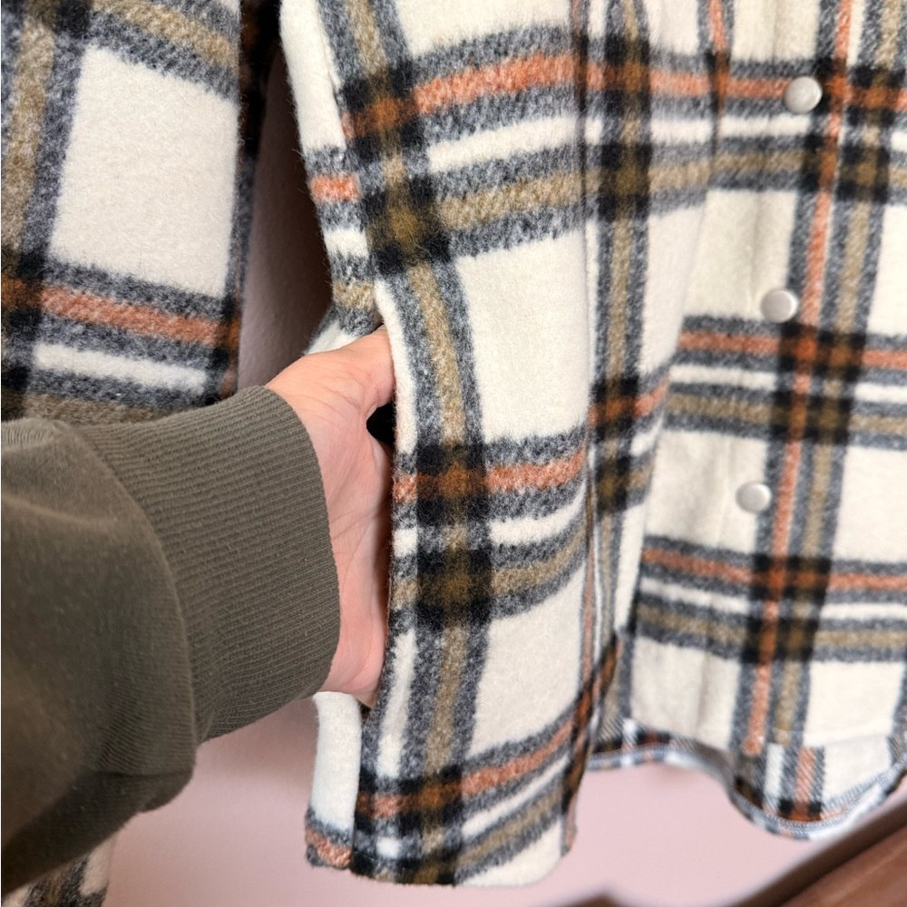 Plaid Button-Up Shacket - image 4